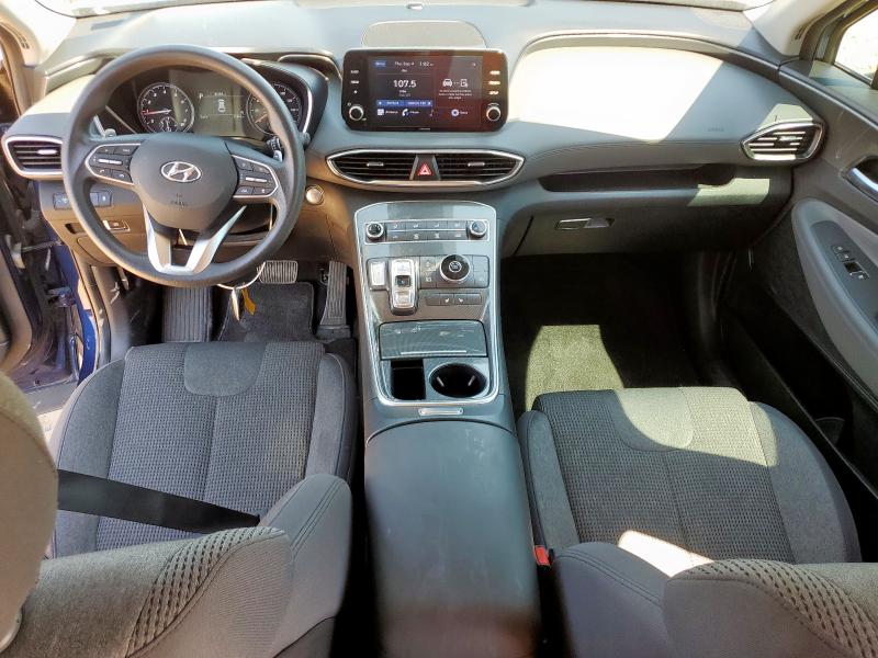 5NMS24AJ0NH436078 - 2022 HYUNDAI SANTA FE SEL BLUE photo 8