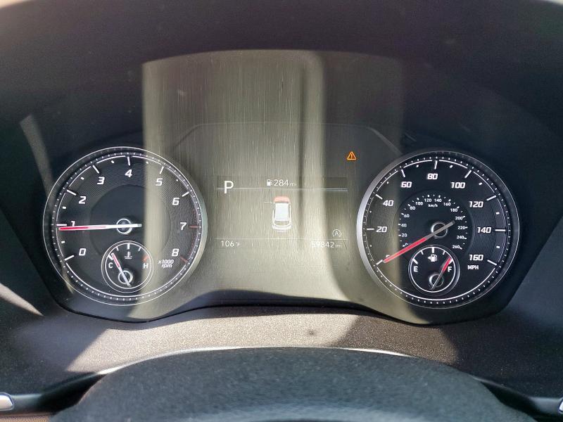 5NMS24AJ0NH436078 - 2022 HYUNDAI SANTA FE SEL BLUE photo 9