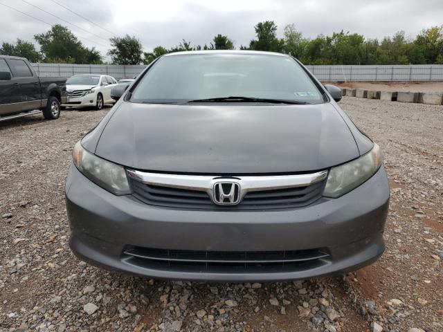 2HGFB2F56CH606438 - 2012 HONDA CIVIC LX GRAY photo 5