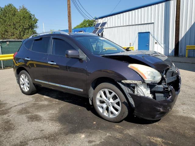 JN8AS5MV6DW104484 - 2013 NISSAN ROGUE S BLACK photo 4
