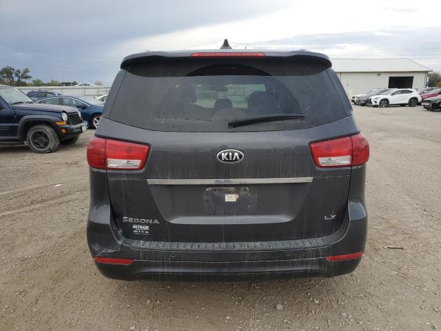 KNDMB5C13G6194656 - 2016 KIA SEDONA LX GRAY photo 6