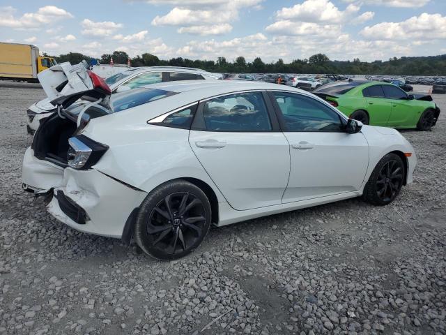 19XFC2F88KE026673 - 2019 HONDA CIVIC SPORT თეთრი ფოტო 3