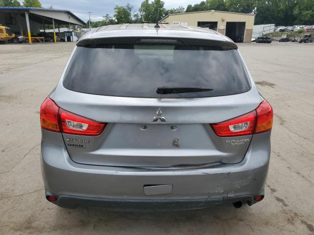 4A4AR3AU6DE020641 - 2013 MITSUBISHI OUTLANDER ES SILVER photo 6