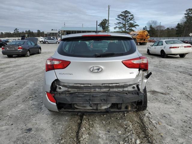 KMHD35LH9HU376610 - 2017 HYUNDAI ELANTRA GT SILVER photo 6