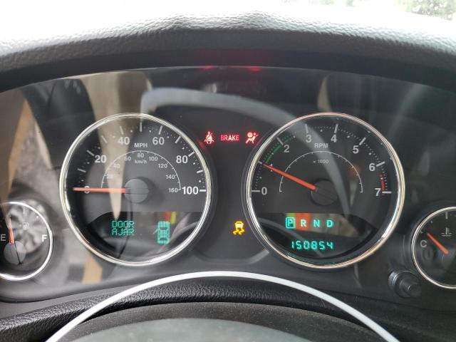 1C4BJWEG3EL236923 - 2014 JEEP WRANGLER U SAHARA YELLOW photo 9