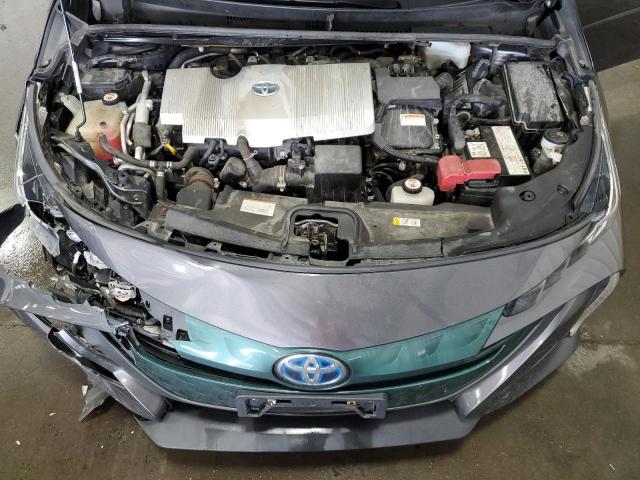 JTDKARFP9H3045009 - 2017 TOYOTA PRIUS PRIM ნაცრისფერი ფოტო 12