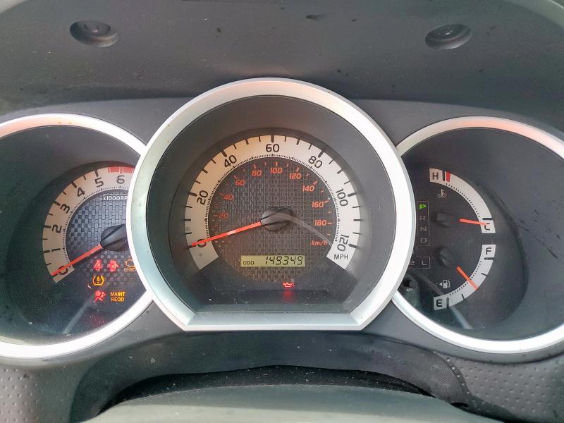 3TMJU4GN4CM127448 - 2012 TOYOTA TACOMA DOUBLE CAB PRERUNNER SILVER photo 9