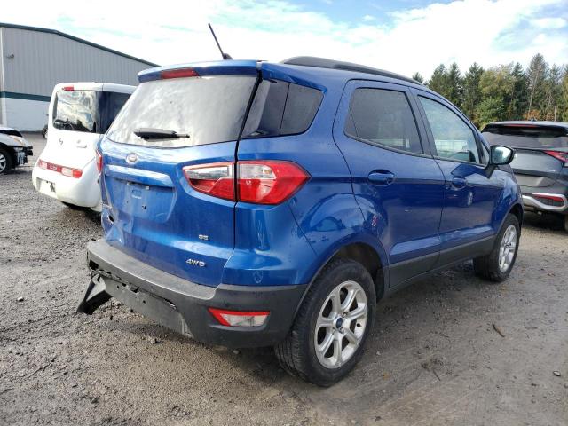 MAJ6S3GL6LC355074 - 2020 FORD ECOSPORT SE BLUE photo 3
