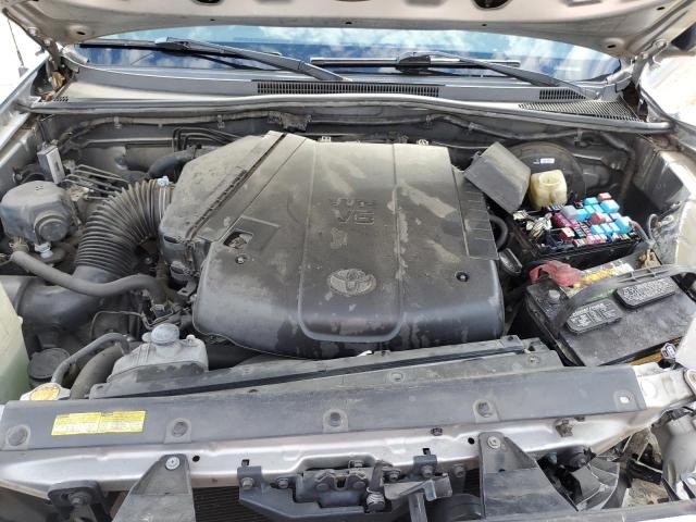 5TFJU4GN0FX082958 - 2015 TOYOTA TACOMA DOUBLE CAB PRERUNNER SILVER photo 11