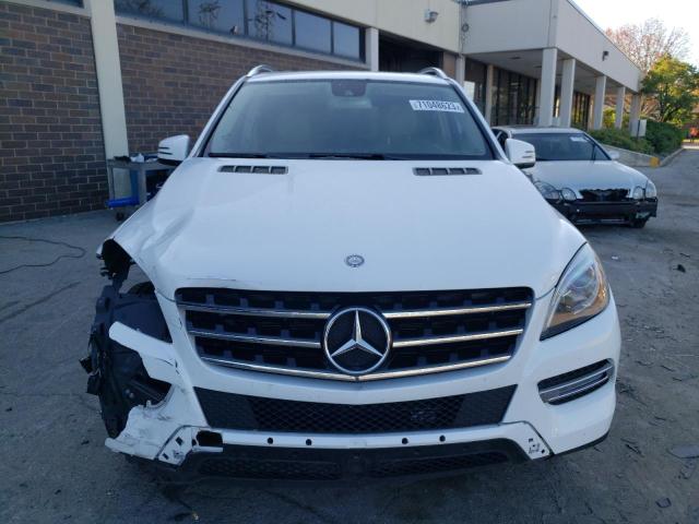 4JGDA5HB4EA372648 - 2014 MERCEDES-BENZ ML 350 4MATIC WHITE photo 5