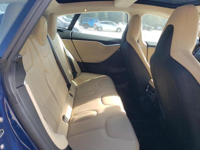 5YJSA1E24FF104815 - 2015 TESLA MODEL S أزرق صورة 10