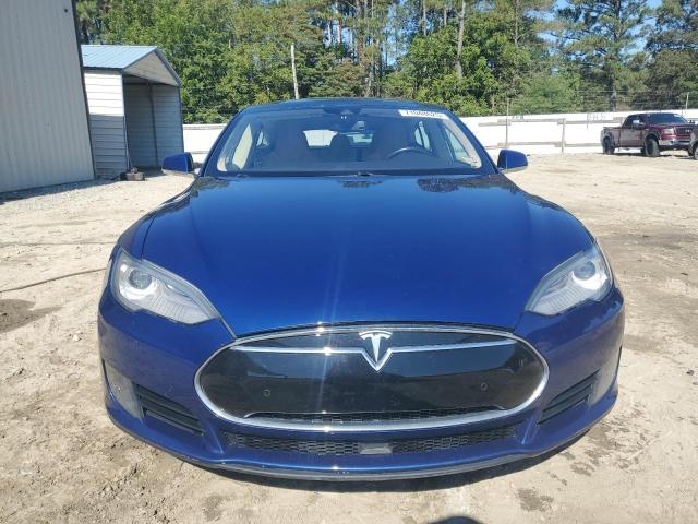 5YJSA1E24FF104815 - 2015 TESLA MODEL S أزرق صورة 5