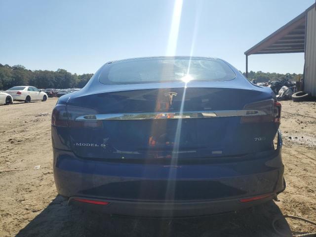 5YJSA1E24FF104815 - 2015 TESLA MODEL S أزرق صورة 6