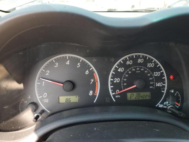 5YFBU4EE3DP092435 - 2013 TOYOTA COROLLA BASE Czarny zdjęcie 9