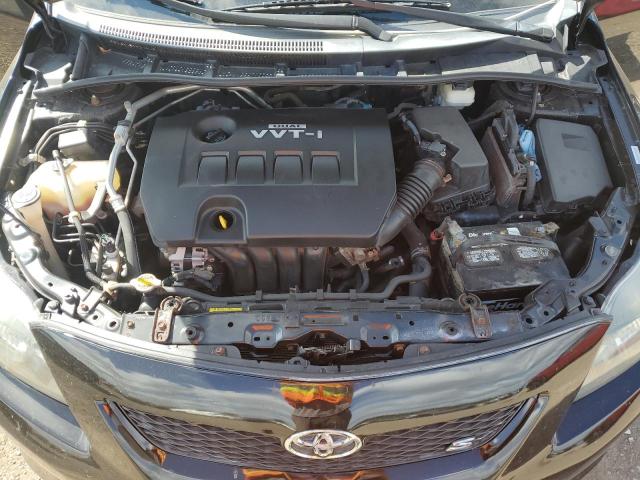 1NXBU4EE5AZ170563 - 2010 TOYOTA COROLLA BASE Սև լուսանկար 11