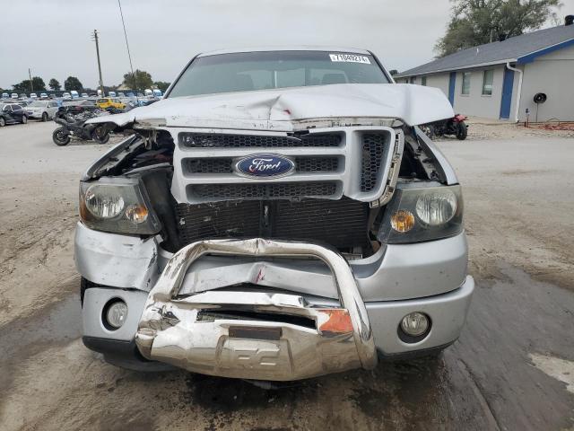 1FTPW14538FB10364 - 2008 FORD F150 SUPERCREW SILVER photo 5