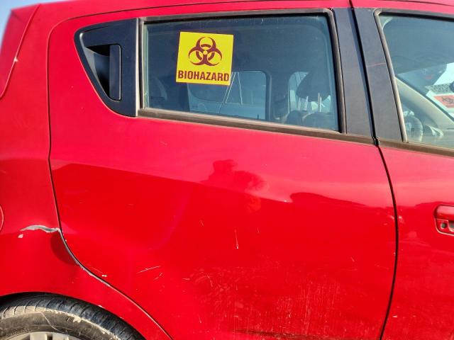 KL8CD6S97EC560290 - 2014 CHEVROLET SPARK 1LT RED photo 10