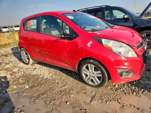 KL8CD6S97EC560290 - 2014 CHEVROLET SPARK 1LT RED photo 4