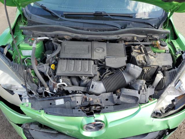 JM1DE1HY8B0130467 - 2011 MAZDA MAZDA2 GREEN photo 11
