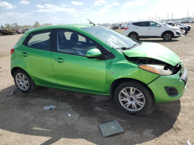 JM1DE1HY8B0130467 - 2011 MAZDA MAZDA2 GREEN photo 4