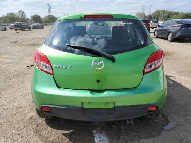 JM1DE1HY8B0130467 - 2011 MAZDA MAZDA2 GREEN photo 6