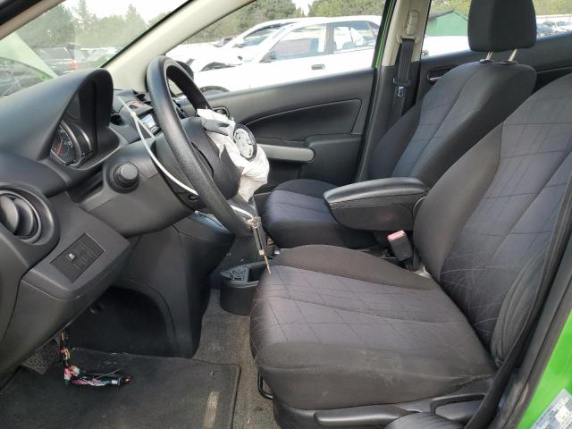 JM1DE1HY8B0130467 - 2011 MAZDA MAZDA2 GREEN photo 7