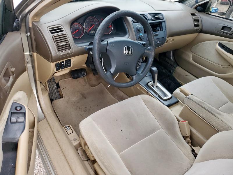 1HGEM229X3L044870 - 2003 HONDA CIVIC EX BEIGE photo 8