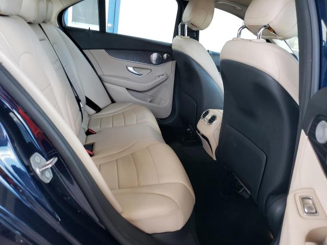 55SWF4KB1HU208625 - 2017 MERCEDES-BENZ C 300 4MATIC BLUE photo 10