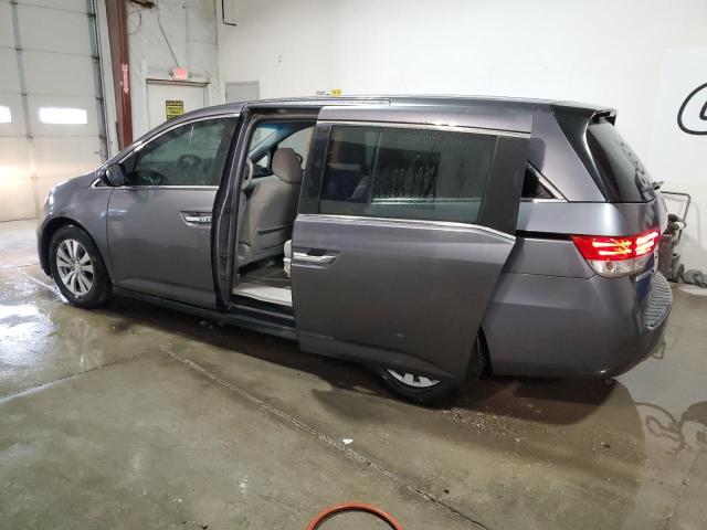 5FNRL5H48FB117726 - 2015 HONDA ODYSSEY EX GRAY photo 2