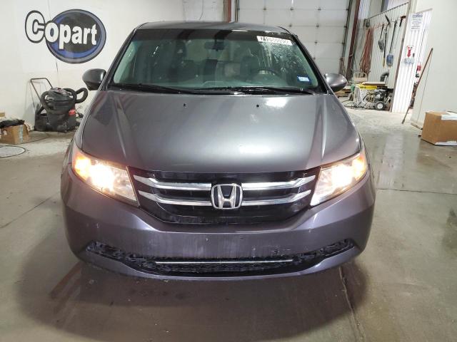 5FNRL5H48FB117726 - 2015 HONDA ODYSSEY EX GRAY photo 5