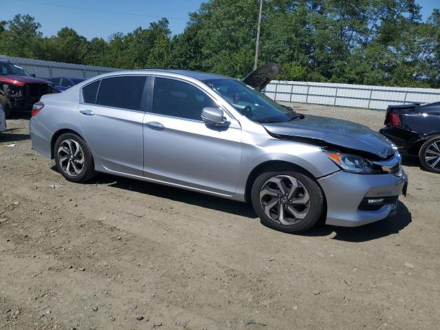 1HGCR2F82HA045296 - 2017 HONDA ACCORD EXL SILVER photo 4