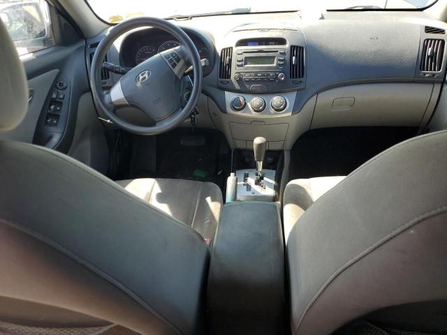 KMHDU4AD9AU160463 - 2010 HYUNDAI ELANTRA BLUE SILVER photo 8