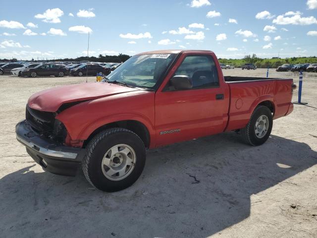 1GTCS14W2T8528799 - 1996 GMC SONOMA RED photo 1