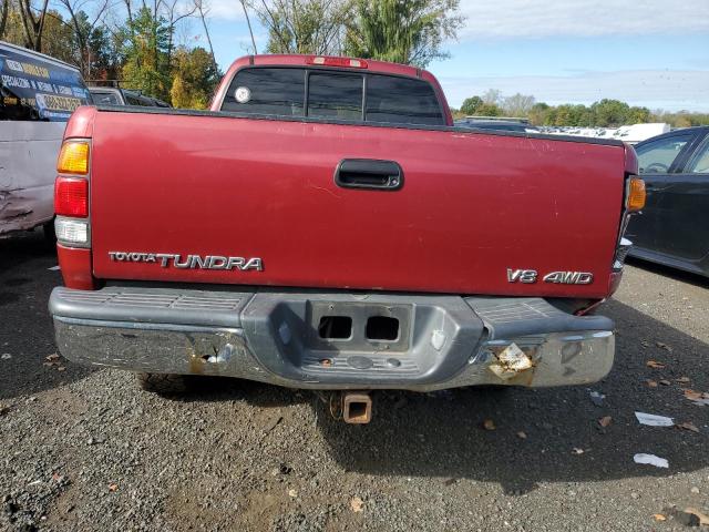5TBBT4813YS054429 - 2000 TOYOTA TUNDRA ACCESS CAB LIMITED RED photo 6