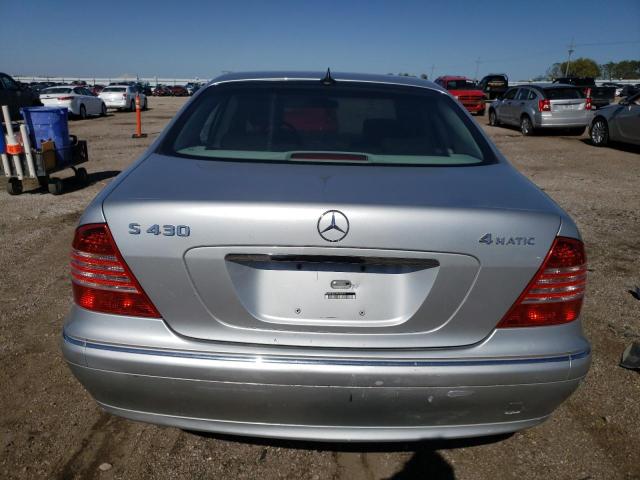 WDBNG83J24A428414 - 2004 MERCEDES-BENZ S 430 4MATIC SILVER photo 6
