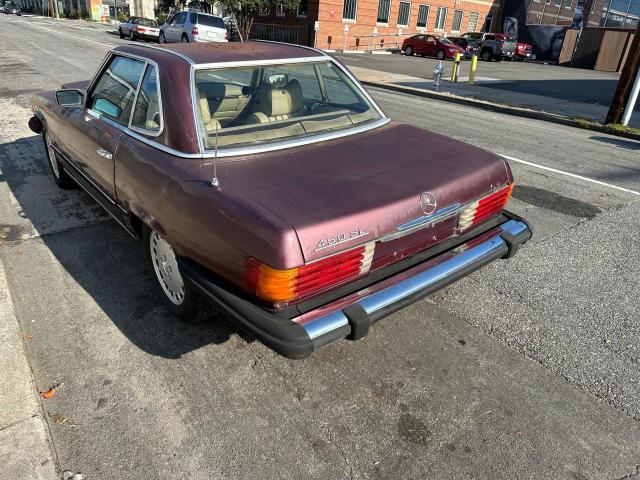 10704412052270 - 1979 MERCEDES-BENZ 450 SL BURGUNDY photo 3