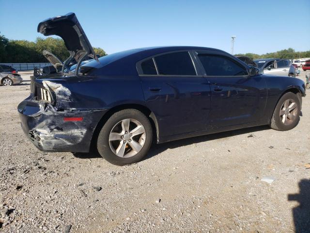 2C3CDXBG1DH706453 - 2013 DODGE CHARGER SE BLUE photo 3