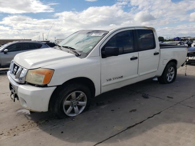 1N6BA0EK0AN322395 - 2010 NISSAN TITAN XE WHITE photo 1