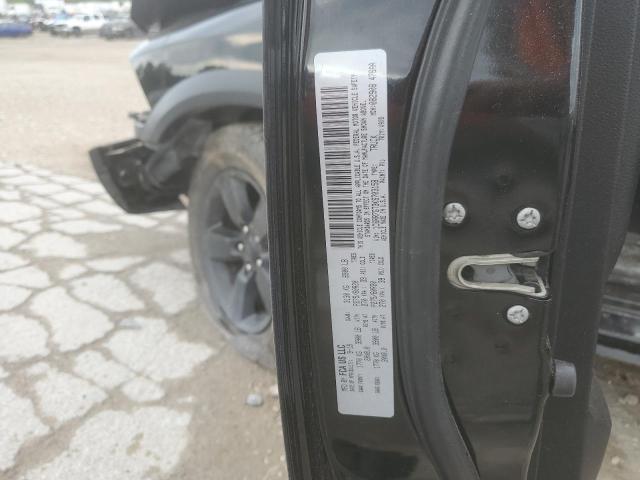 1C6RR7GT3KS703158 - 2019 RAM 1500 CLASSIC SLT Noir photo 12