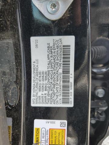 19UDE4H67PA004152 - 2023 ACURA INTEGRA A-SPEC TECH BLACK photo 12