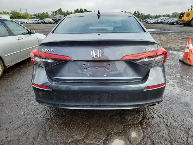2HGFE2F59NH582114 - 2022 HONDA CIVIC SPORT GRAY photo 6
