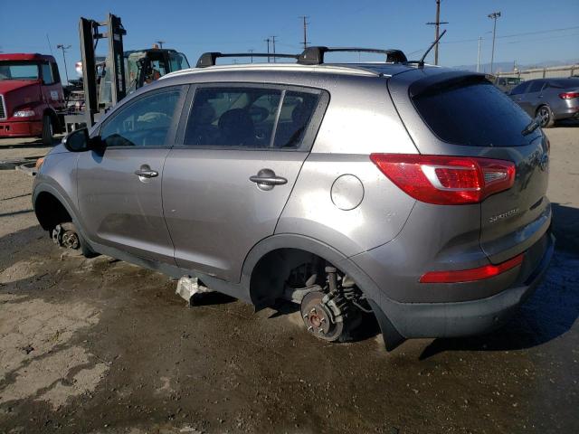 KNDPB3A29C7229492 - 2012 KIA SPORTAGE BASE GRAY photo 2