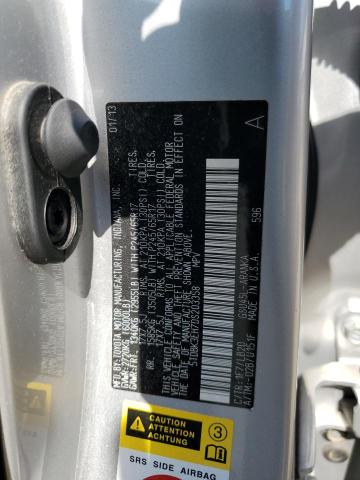 5TDBK3EH7DS203358 - 2013 TOYOTA HIGHLANDER BASE Gris photo 14