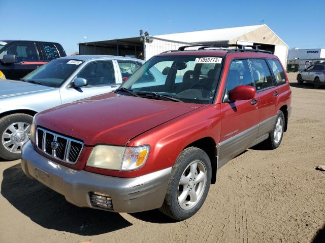 JF1SF65562H753654 - 2002 SUBARU FORESTER S RED photo 1