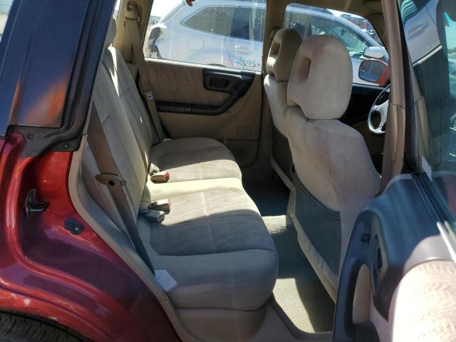 JF1SF65562H753654 - 2002 SUBARU FORESTER S RED photo 10
