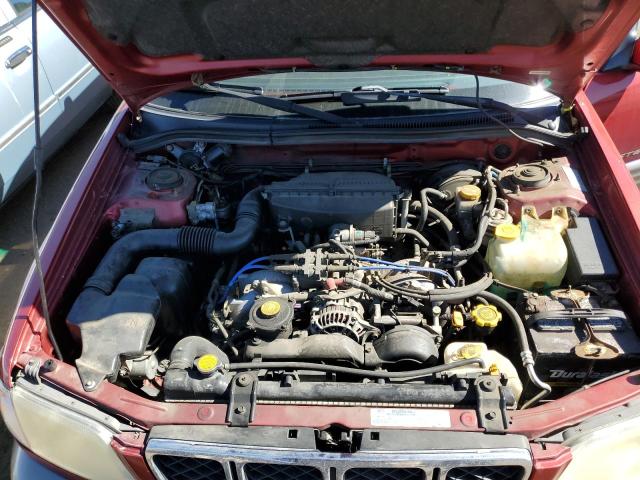 JF1SF65562H753654 - 2002 SUBARU FORESTER S RED photo 11