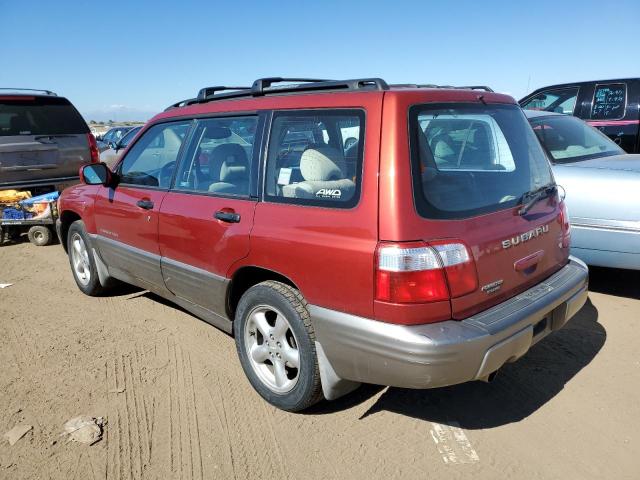 JF1SF65562H753654 - 2002 SUBARU FORESTER S RED photo 2