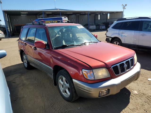 JF1SF65562H753654 - 2002 SUBARU FORESTER S RED photo 4