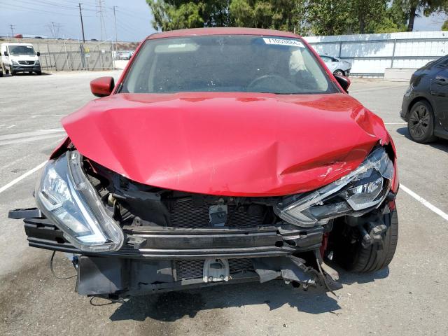 3N1AB7AP9HL713533 - 2017 NISSAN SENTRA S RED photo 5