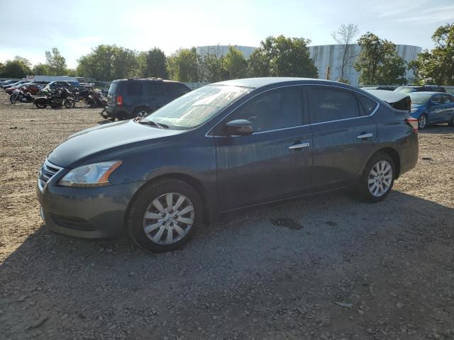 3N1AB7APXDL705970 - 2013 NISSAN SENTRA S BLUE photo 1